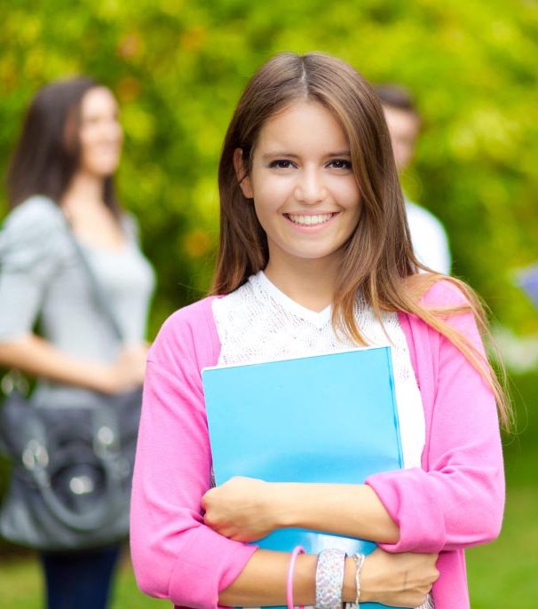 Student with Books in Hand 1